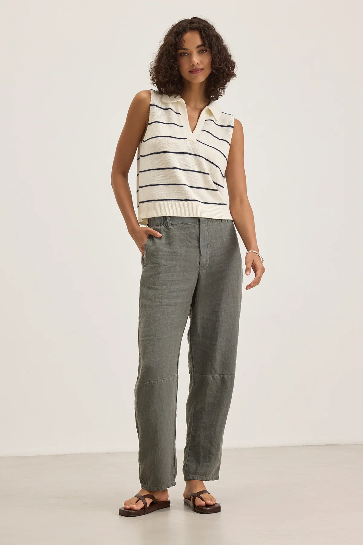 TAYLOR HEAVY LINEN PANT - Image 10
