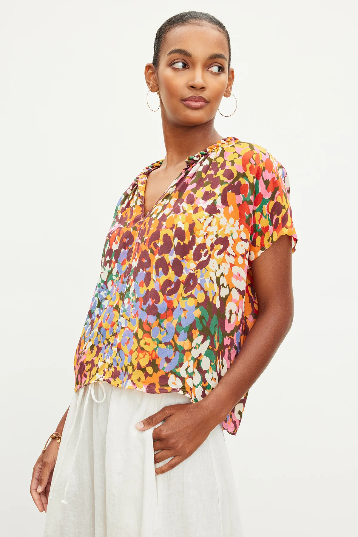 TRIXY PRINTED COCOON TOP - Image 3