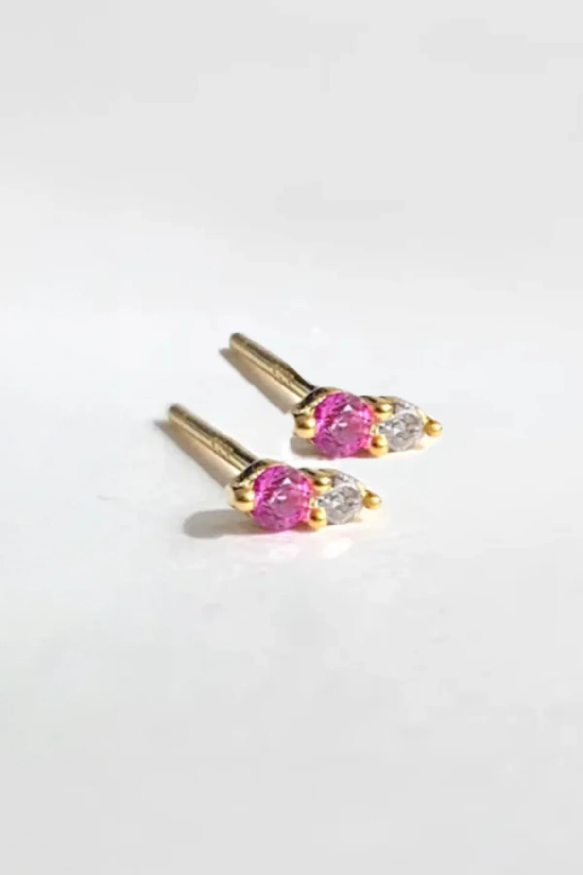 TWIN STUD RUBY BY PHYLLIS AND ROSIE - Image 2