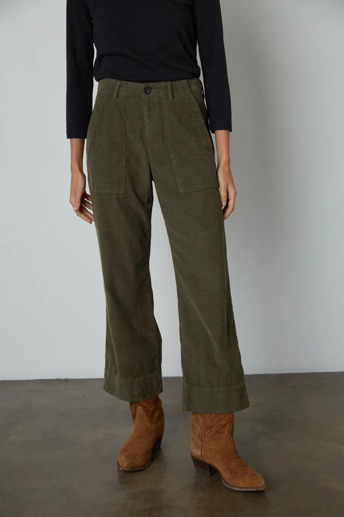 VERA CORDUROY WIDE LEG PANT - Image 11