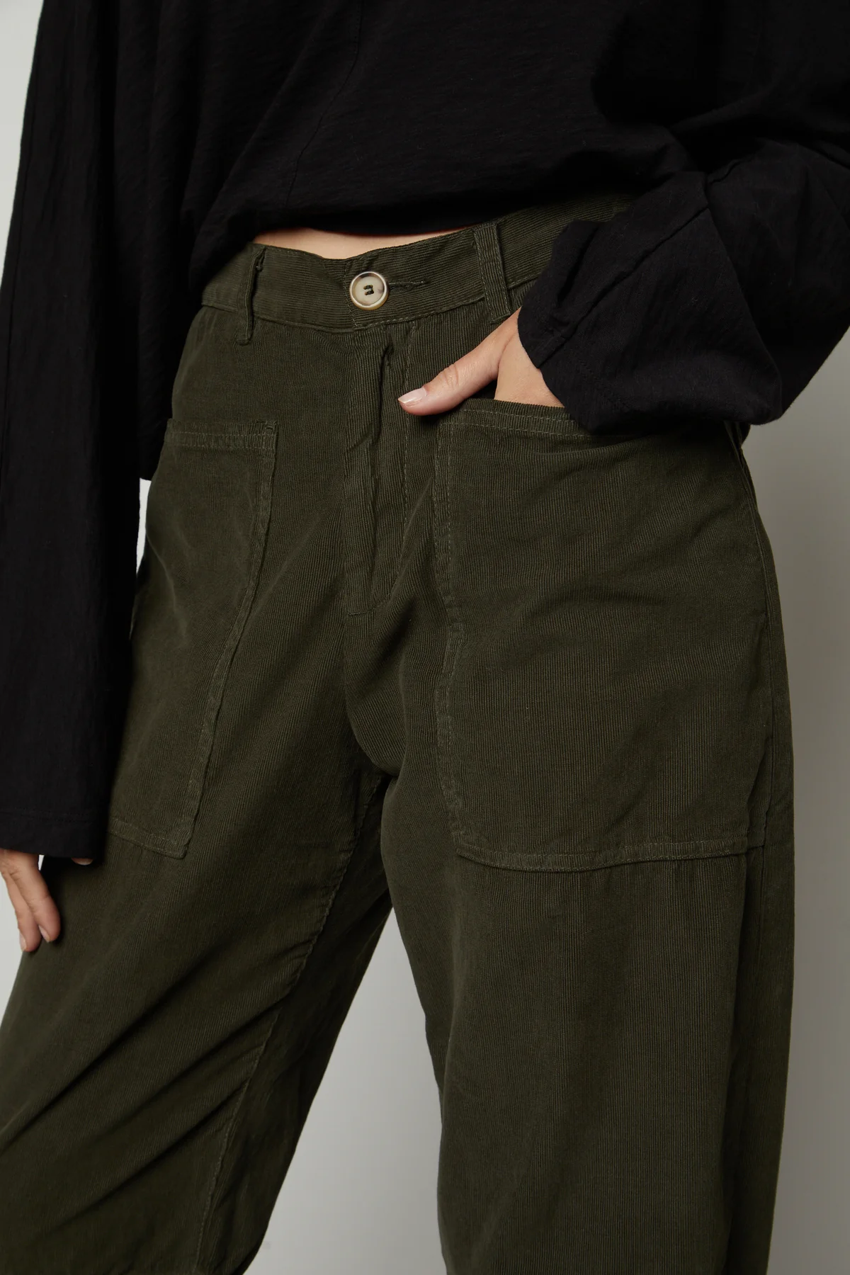 VERA CORDUROY WIDE LEG PANT - Image 12
