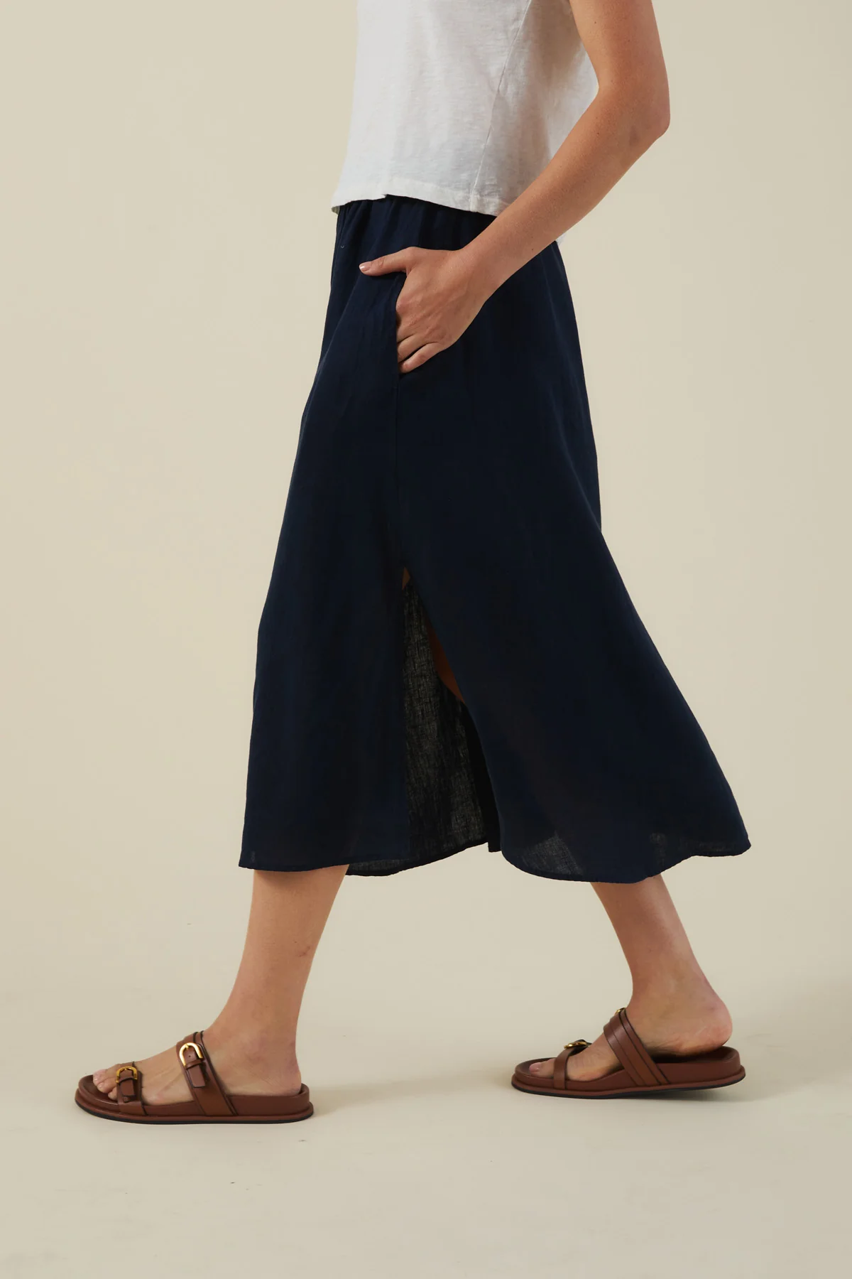 VIRGINIA LINEN SKIRT - Image 3
