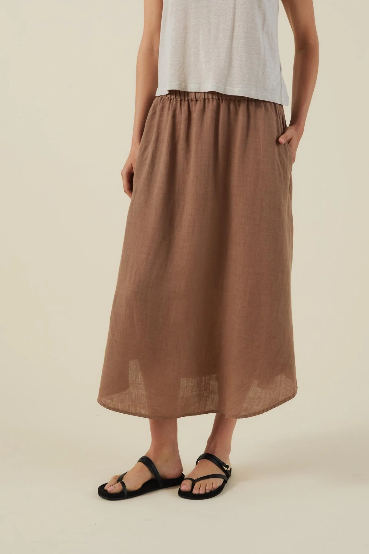 VIRGINIA LINEN SKIRT - Image 7