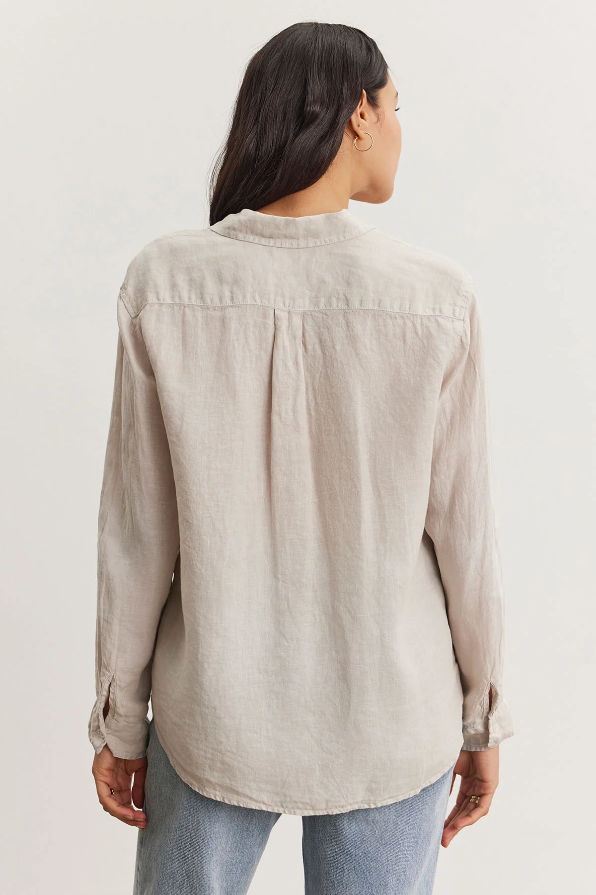 WILLOW LINEN BUTTON-UP SHIRT - Image 3